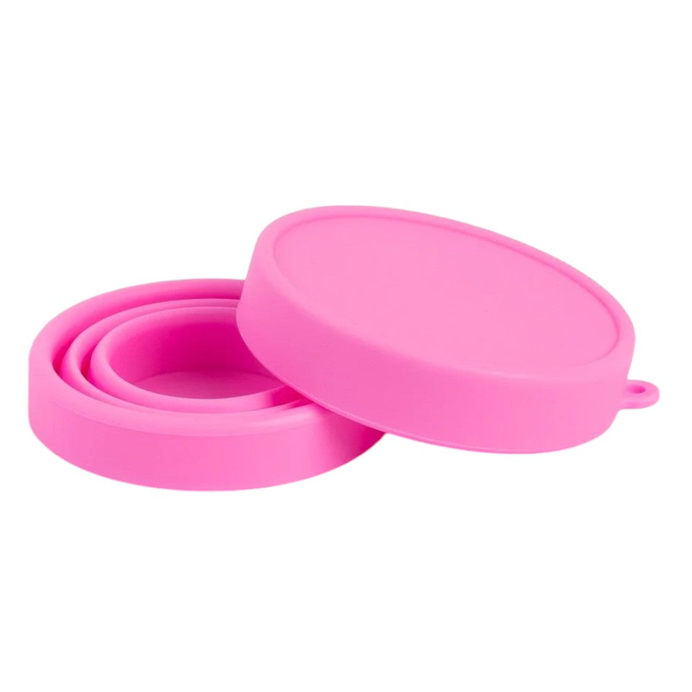 Vaso esterilizador plegable para copa menstrual