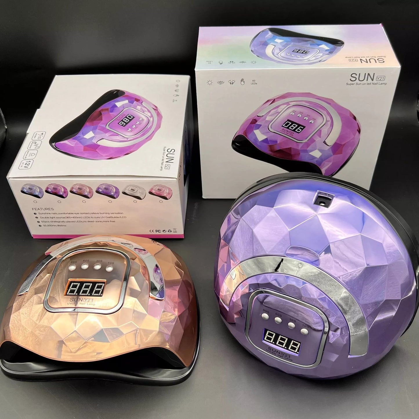 Lámpara de Uñas SUN Y13 248W Secado Rápido Profesional Sensor