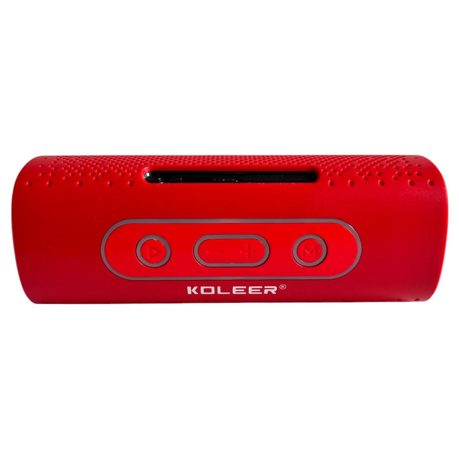 Parlante Bluetooth Koleer S819 Portátil 10W con Luces LED diseño metalico