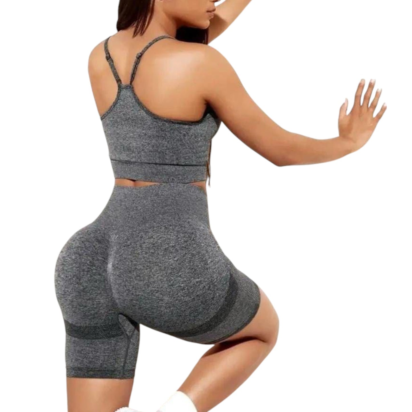 Conjunto Deportivo short corto moldeador con copa Talla Única