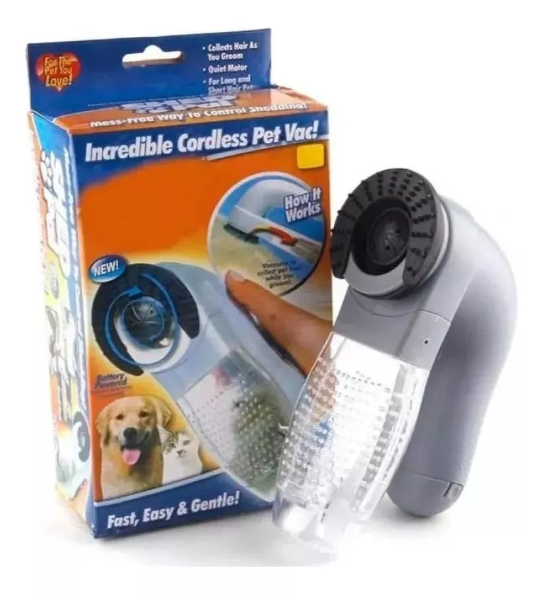 Aspiradora eléctrica de pelos para gatos y perros con cepillo