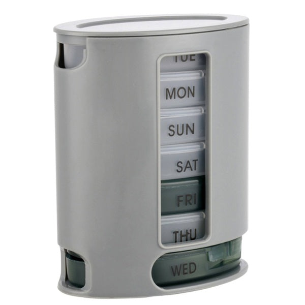 Pastillero Organizador Semanal de Pastillas 7 Compartimentos Dispensador