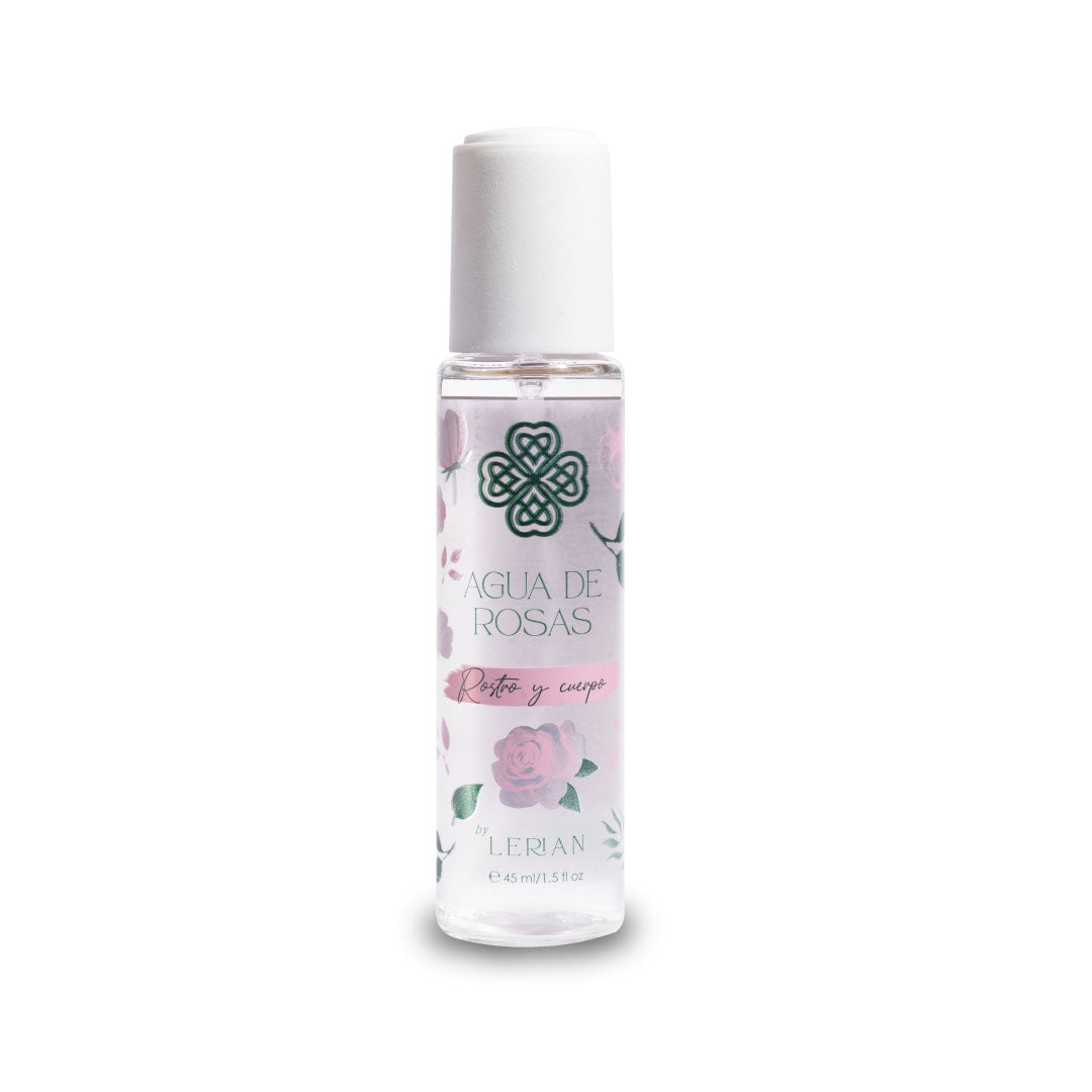 Agua de rosas splash con refrescante corporal 220 ml y 60 ml