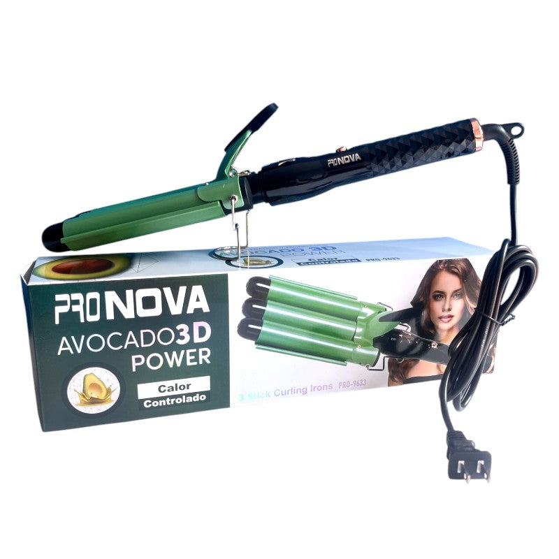 Rizador 3 barriles Pro 9633 de Aguacate – Tecnología Cerámica