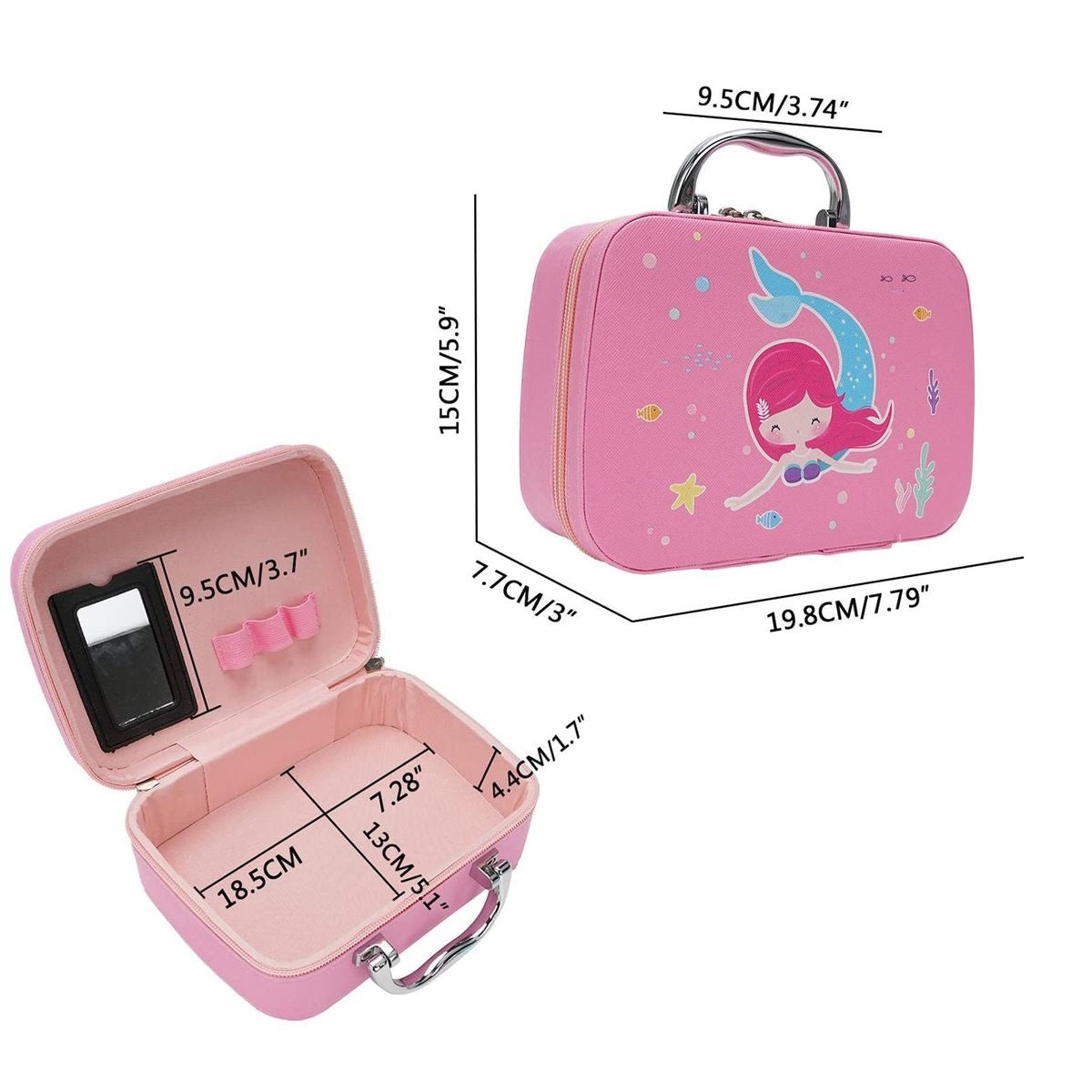 Kit De Maquillaje Juego Para Niñas Bolso 22 Piezas completo