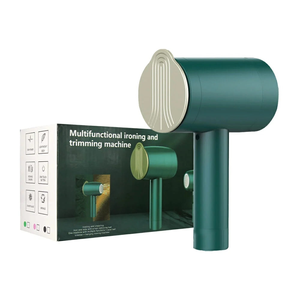 Plancha de Vapor y Quita Motas Eléctrico 2 en 1 Portátil Viajera