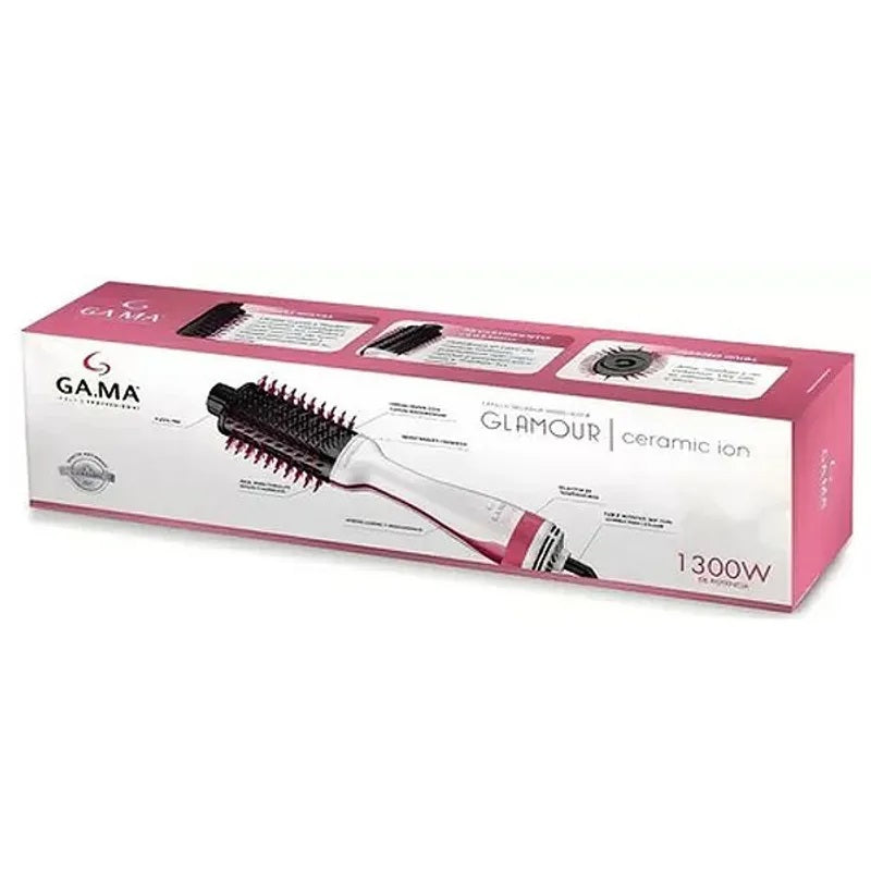 Cepillo Secador Gama Glamour Pink 1300W con tecnología Cerámica Ion