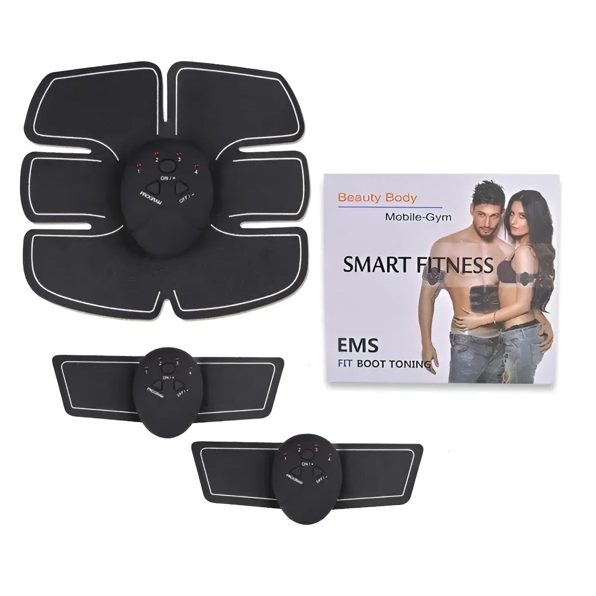 Gimnasia Pasiva 3 en 1 Smart Fitness Tonificador Abdominal y Brazos