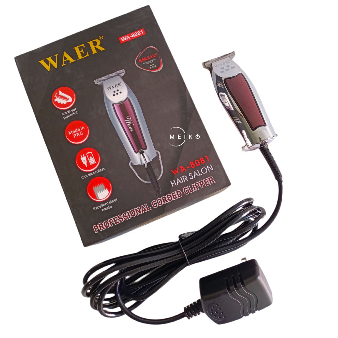 Maquina Patillera Waer Detailer 5 Estrellas alámbrica