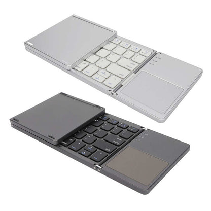 Teclado plegable con touch pad inalámbrico bluetooth recargable