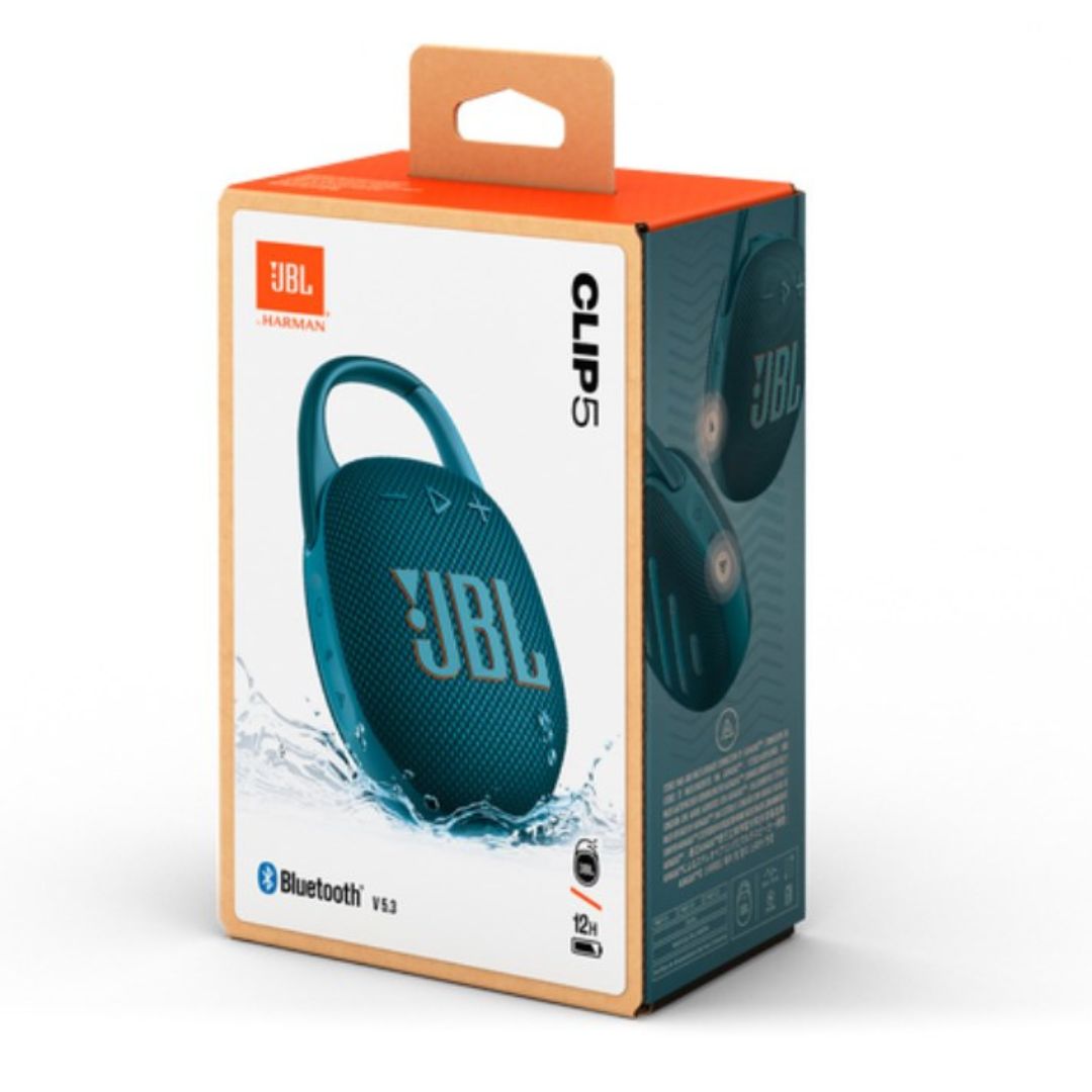 Parlante Original JBL Clip 5 Portátil Bluetooth Resistente Agua