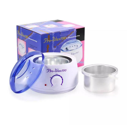 Olla electrica profesional de perilla para cera depilatoria caliente