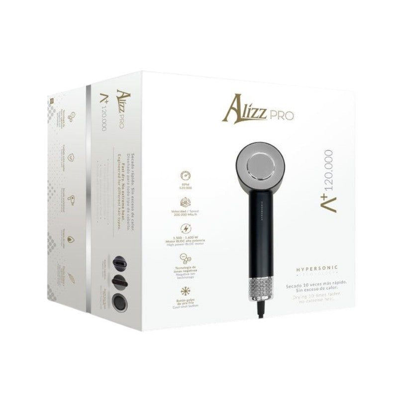 Secador Alizz A+ 120.000 Hypersonic Profesional tecnología Air Multiplier