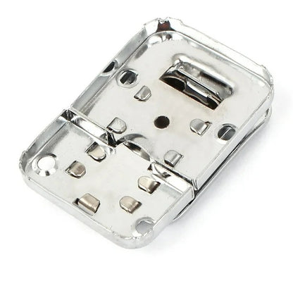 Chapas de Cierre Metálicas para Cajas Pack x6 Hebilla Palanca (27x40mm)