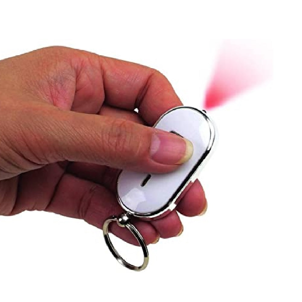 Llavero Alarma Localizador de Llaves con Sensor de Sonido y Linterna