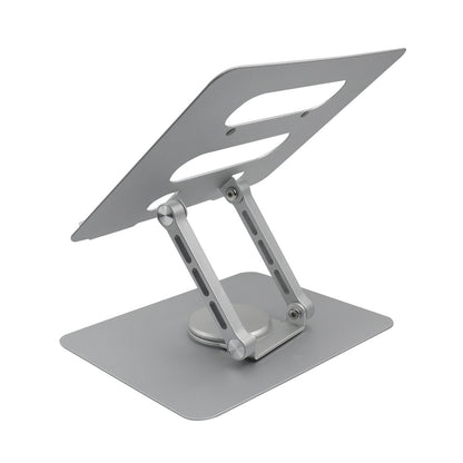 Soporte base de aluminio para computador y tablet giratoria 360° Plegable