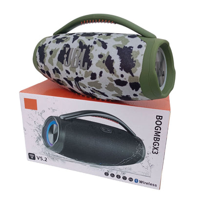 Bafle bluetooth recargable Boombox 3 con USB y FM