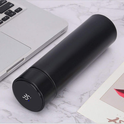 Termo inteligente con pantalla indicadora de temperatura