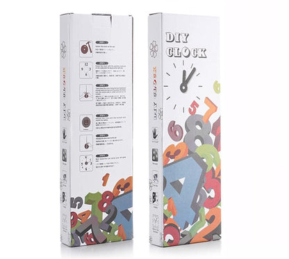 Reloj decorativo 3D adhesivo gigante de pared