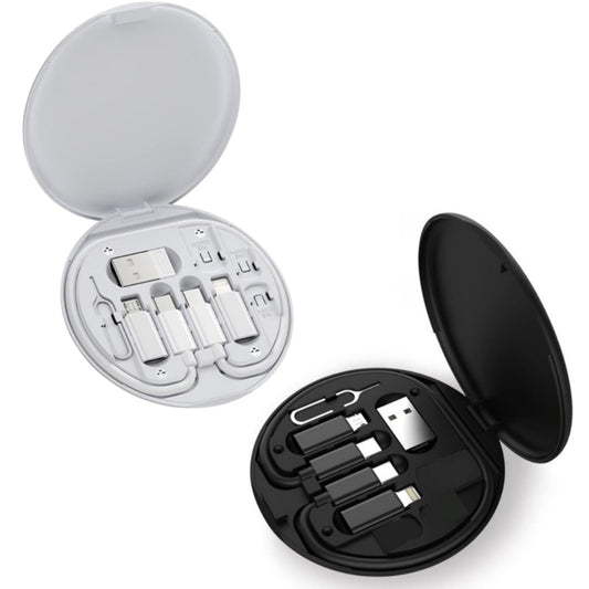 Kit Multifuncional de Datos y Carga Viajero 60W Estuche 7 en 1
