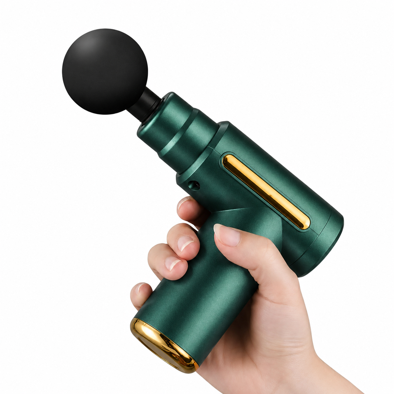 Pistola Masajeadora Muscular Digital con 6 Niveles 4 Cabezales