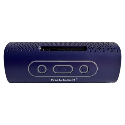 Parlante Bluetooth Koleer S819 Portátil 10W con Luces LED diseño metalico