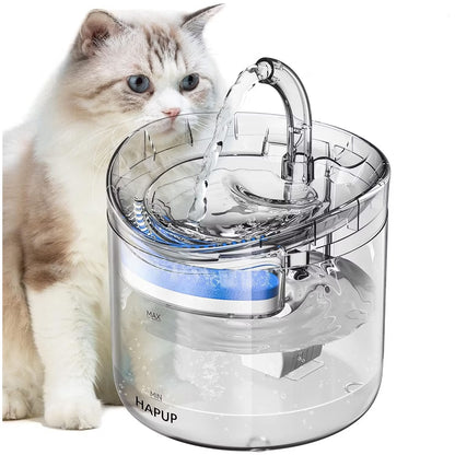 Bebedero fuente de grifo para mascotas con filtro purificador 2L
