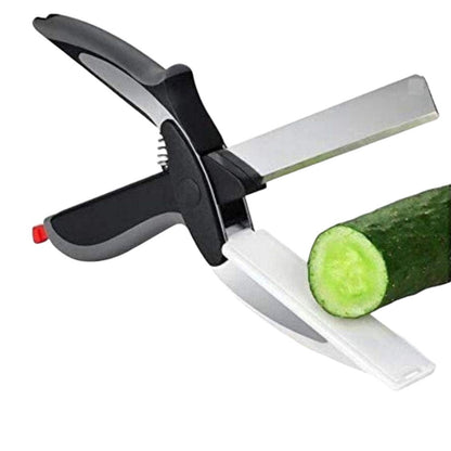 Tijeras De Cocina Y Cuchillo 2 En 1 Multifuncional