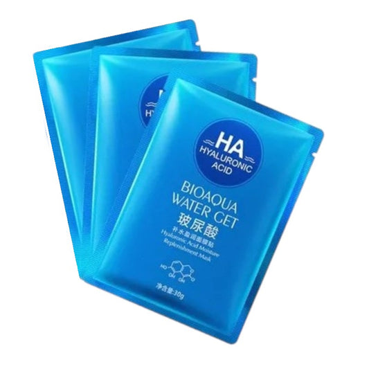 Mascarilla facial en Velo Ácido Hialurónico x3 sobres 25gr Bioaqua