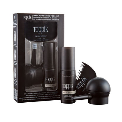 Kit de Polvo Fibras capilares Toppik Hair Cabello grueso y abundante Atomizador