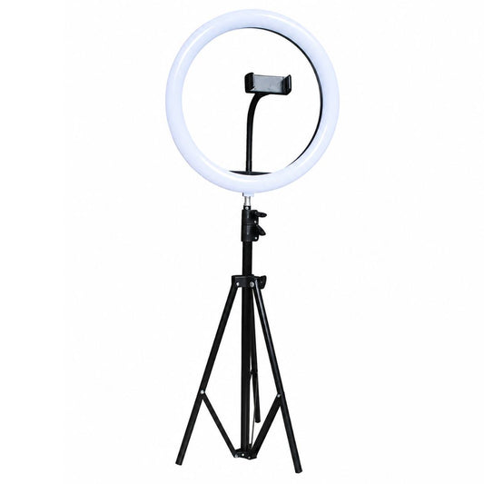 Aro de Luz LED 36 cm con Trípode y Soporte Celular Profesional