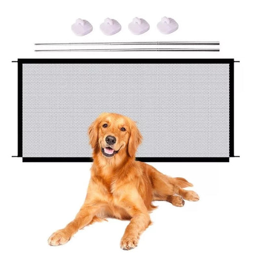 Malla plegable para mascotas 110cm puerta de seguridad
