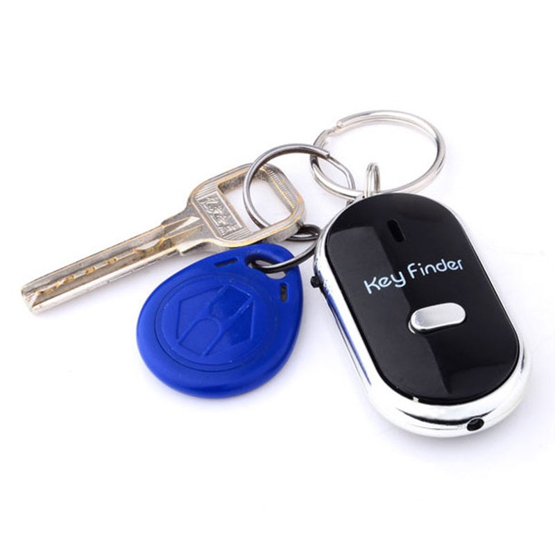 Llavero Alarma Localizador de Llaves con Sensor de Sonido y Linterna