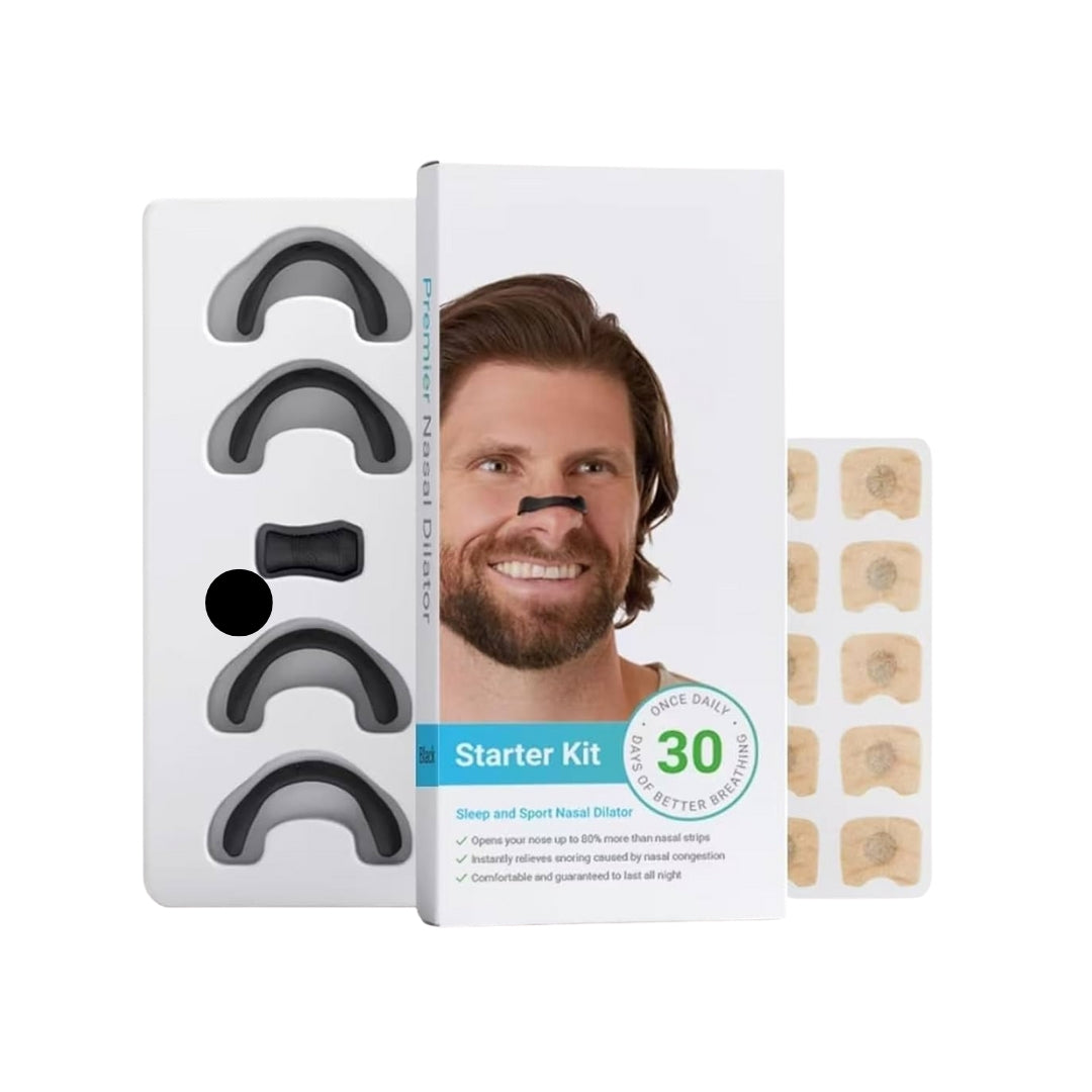 Dilatador Nasal Magnético Kit 30 días Ronquidos Deporte y Salud 4 tallas
