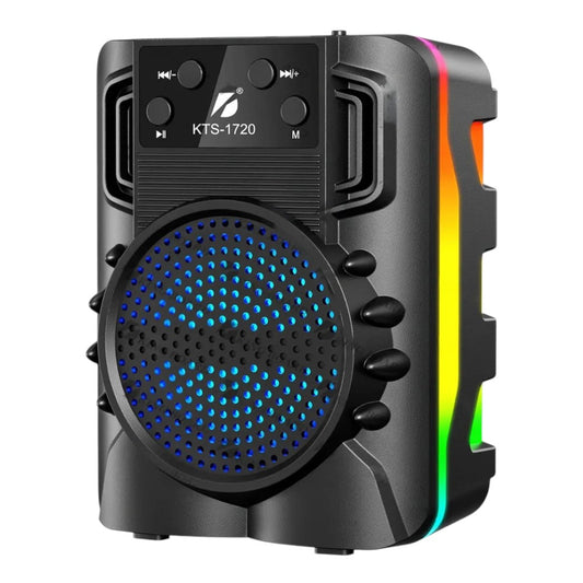 Parlante portátil 4" KTS-1722 bluetooth con Luces LED Radio FM Karaoke