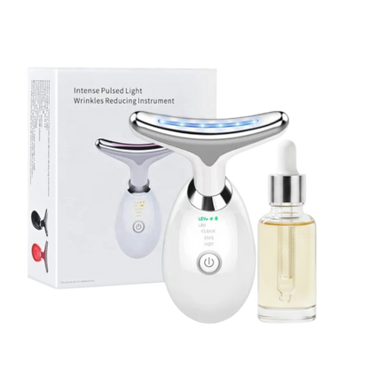 Combo rejuvenecedor masajeador facial + serum antiarrugas aguacate