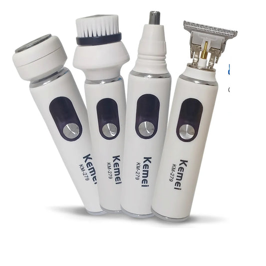 Patillera Recortadora eléctrica KM279 multifuncional 4 en 1 recargable