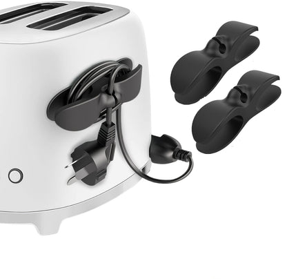 Porta cable adhesivo organizador x2 unidades para electrodomésticos