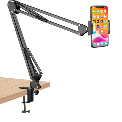 Brazo soporte móvil para micrófono celular o aro de luz 360 grados