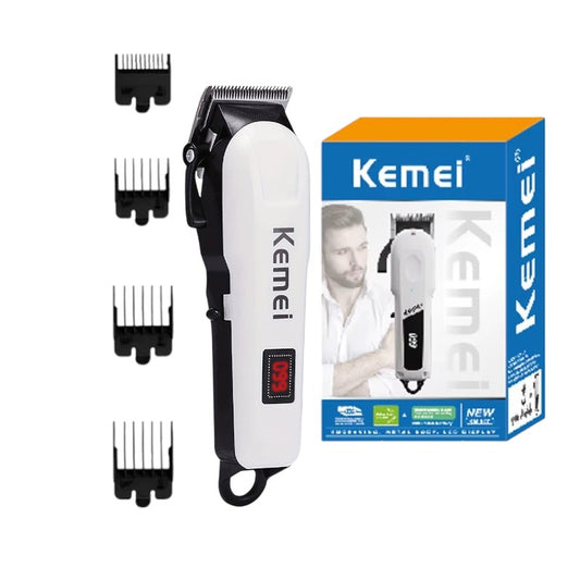 Máquina Motilar Cortadora Kemei KM807 Profesional recargable con pantalla LCD