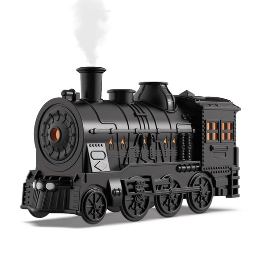 Humidificador Difusor Tren 300 ml Retro con efecto vapor 2 modos y luces LED