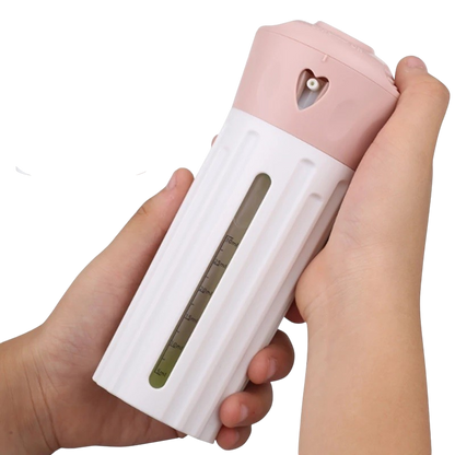 Dispensador portátil 4 en 1 botella de cremas para viaje