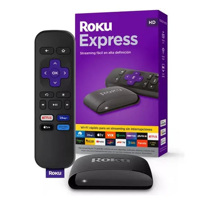 Convertidor a SmarTV Apps Roku Express streaming HD 3960MX