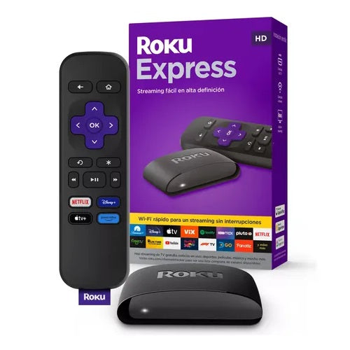 Convertidor a SmarTV Apps Roku Express streaming HD 3960MX