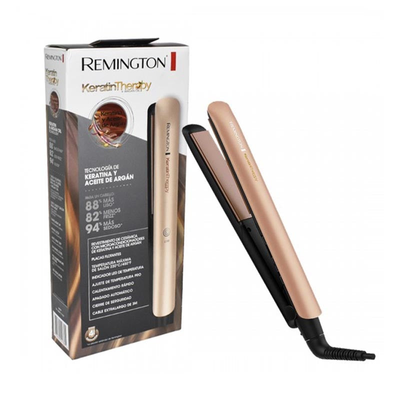 Plancha para el cabello Remington de  Keratina Y Aceite De Argán original