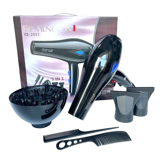 Secador Profesional 5 En 1 + Difusor Boquillas Y Peines