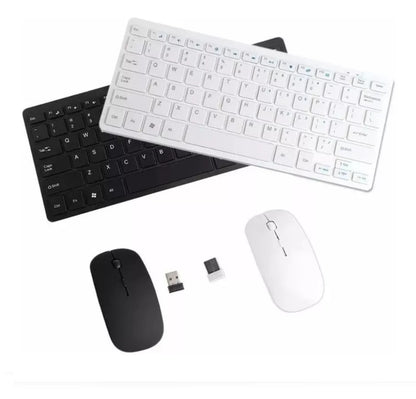Teclado y mouse inalámbrico pequeño portátil k-03