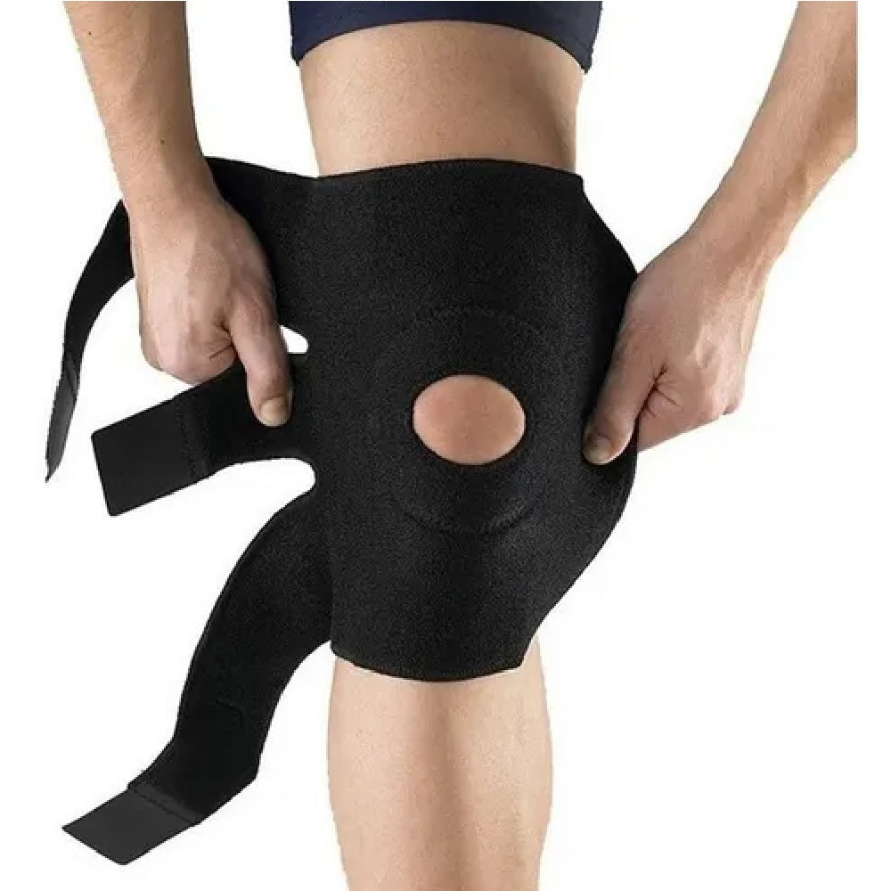 Rodillera ortopédica deportiva ajustable en neopreno