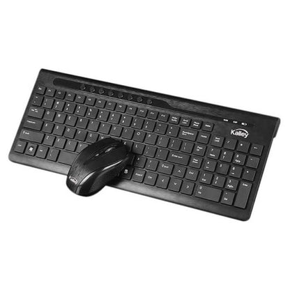 Combo Teclado y Mouse Inalámbrico Kalley 2.4GHz Teclas Silenciosas