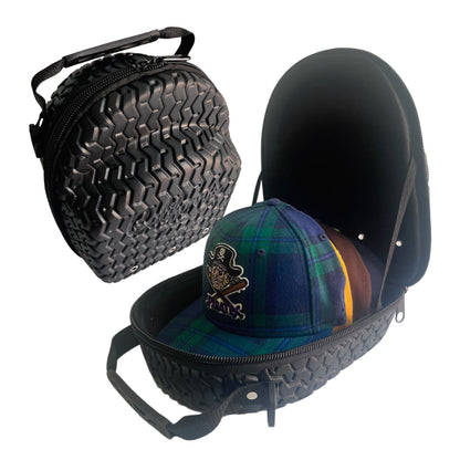 Bolso porta gorras maleta de viaje capacidad para 8 correa manos libre